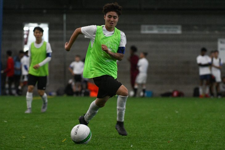 Emilio Estevez in action during Day 1 of the CPL's Open Trials. (Martin Bazyl, Canadian Premier League)